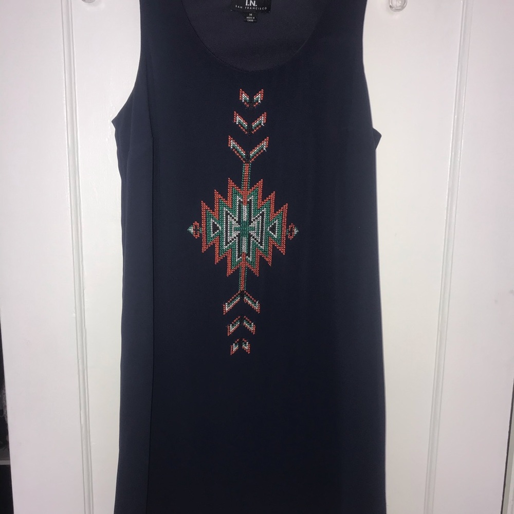 I.N. Navy Blue Dress
